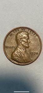 1974 Penny with No Mint Mark