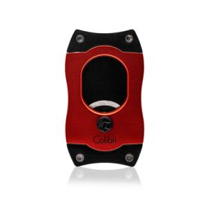 Colibri S-CUT Cigar Cutter - Black & Red