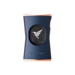 Colibri Slim Cigar Cutter - Stainless Steel Navy
