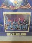 Framed NASA Challenger STS-51 Vintage Memorabilia