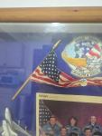 Framed NASA Challenger STS-51 Vintage Memorabilia