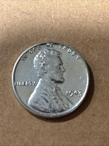 1943 Lincoln Steel Wheat Penny No Mint Mark