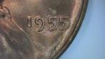 1955 P Lincoln Wheat Cent Penny Double Die