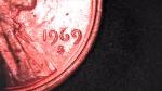 1969 S Lincoln Memorial Cent RPM# 1MM-003
