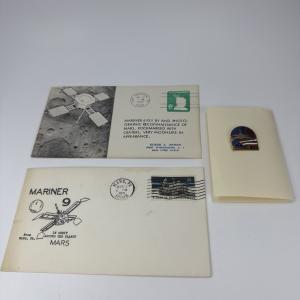 NASA Mariner Mars Pin and Envelope Set