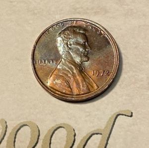 1972 Double Die Penny
