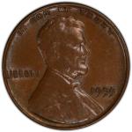 1955 Doubled Die Lincoln Cent - PCGS AU58