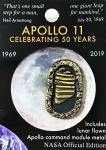 Apollo 11 50th Anniversary NASA Flown Metal Pin