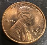 1969-S Lincoln Cent DDO-002 Double Error Coin