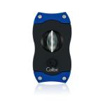 Colibri V-CUT Cigar Cutter - Black/Blue Finish