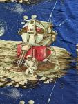 1960s Apollo 11 Moon Landing NASA Bedspread