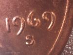 1969 Double Die Obverse Lincoln Memorial Coin