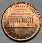 1974 No Mint Mark Double Rimmed BU Penny