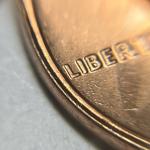 1974 No Mint Mark Double Rimmed BU Penny