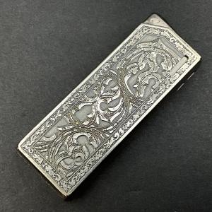 Japanese Vintage Scrollwork Floral Cigarette Lighter