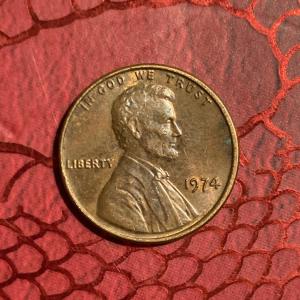 1974 No Mint Mark Penny - Rare Collectible