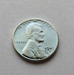 1943 Steel Penny Lincoln Wheat Cent Collectible