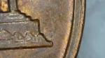 1969 S Lincoln Memorial Penny Double Die Reverse