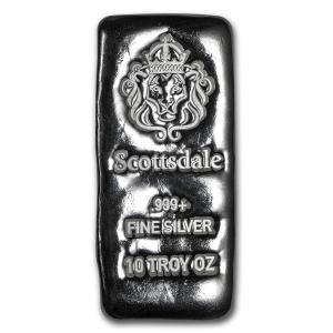 Scottsdale 10 oz Silver Cast Bar