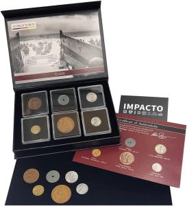 D-Day WWII Coins Set in Luxury Display Box