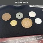 D-Day WWII Coins Set in Luxury Display Box