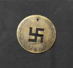 1943 WWII German Pendant Tag Coin Collectible