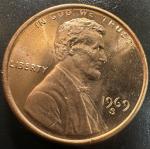 1969-S Lincoln Cent DDO-002 DDR-004 Clash Error