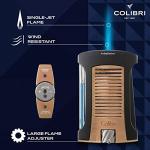 Colibri Daytona Adjustable Flame Torch Lighter - Rose Gold