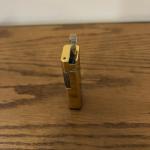 Colibri Vintage Slim Line Gold Tortoise Lighter