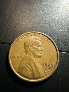 1969 Double Die Penny Error Coin