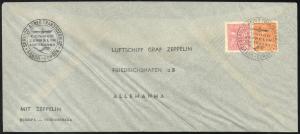 Brazil Condor Zeppelin Cover Stamps Collectible