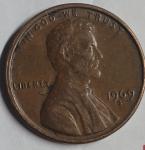 1969-S Lincoln Memorial Penny Doubled Die