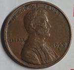 1969-S Lincoln Memorial Penny Doubled Die