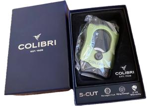 Colibri S-CUT Cigar Cutter - Green & Black Combo