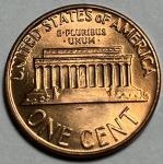 1974 BU Penny No Mint Mark Die Crack