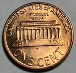 1974 BU Penny No Mint Mark Die Crack