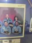 Framed Vintage NASA Challenger STS-51 Memorial Art