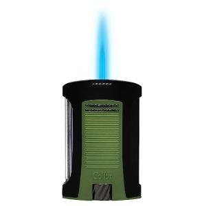 Colibri Daytona Windproof Butane Torch Lighter - Matte Green