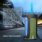 Colibri Daytona Windproof Butane Torch Lighter - Matte Green