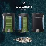 Colibri Daytona Windproof Butane Torch Lighter - Matte Green