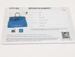 Hermes Birkin 35 Bleu Jean Handbag with Palladium