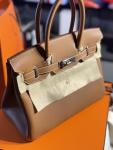 Hermes Birkin 30 Togo Gold Handbag with Palladium
