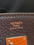 Hermes Birkin 40 Bleu Nuit Handbag with Palladium
