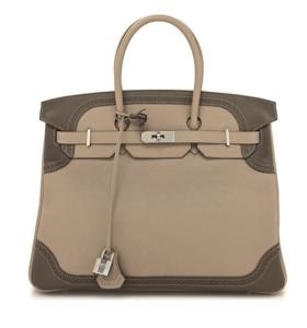 HERMÈS Limited Edition Birkin Ghillies 35 Handbag