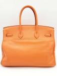 Hermes Birkin 35 Orange Swift Handbag