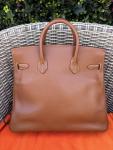 Hermes Natural Brown Haut a Courroies 32 Birkin Bag