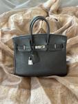 Hermès Ebene Togo Birkin 25 with PHW