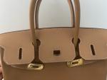 HERMÈS Birkin 30 Natural Courchevel Bag