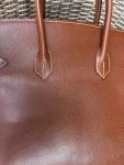 Hermes Birkin 35 Dark Brown Leather Handbag