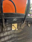 Black Alligator Hermès Birkin 35 Handbag
